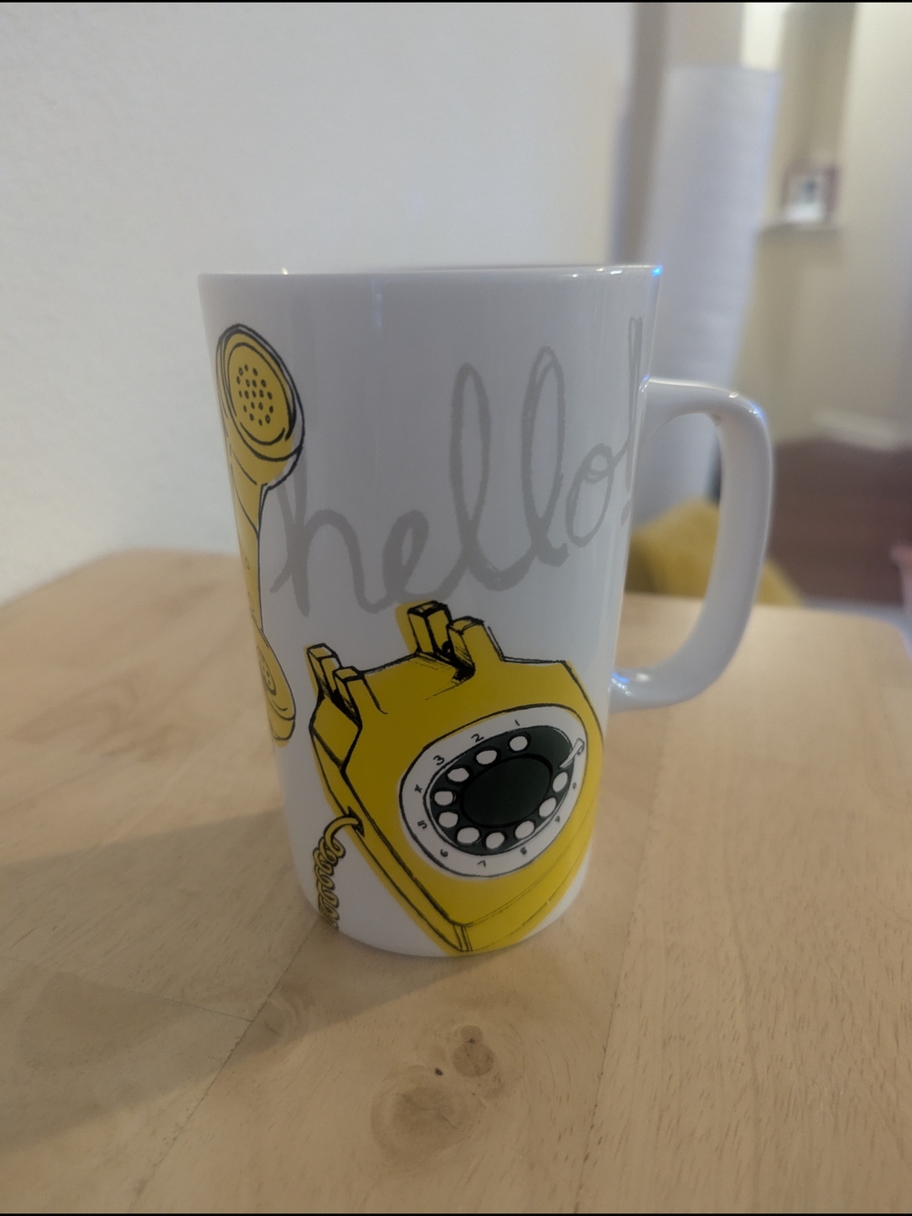 2014 Starbucks Hello Telephone Mug 16 Oz